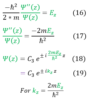 1-Dimensional Free Particle Wave Function